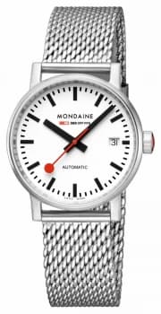 Mondaine Evo2 Automatic 35mm Stainless Steel Bracelet Watch