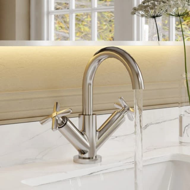 Aztec Mono Basin Mixer Tap Chrome
