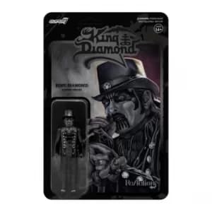 Top Hat Midnight Black Metal King Diamond ReAction Figure