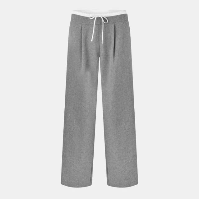 Jack Wills Womens Relaxed Tailored Trousers Grey Marl female 8 (XS)