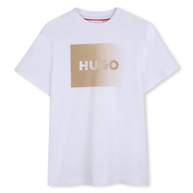Hugo SS T Shirt Jn63 White male 6Y