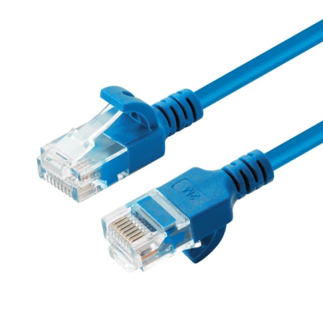 Microconnect V-UTP6A0025B-SLIM networking cable Blue 0.25 m Cat6a U/UT
