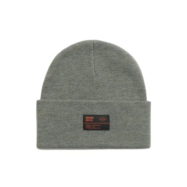 Superdry Grey Surplus Knitted Beanie grey Female One 232322UK