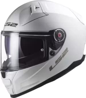 LS2 Vector II Solid Helmet, white Size M white, Size M