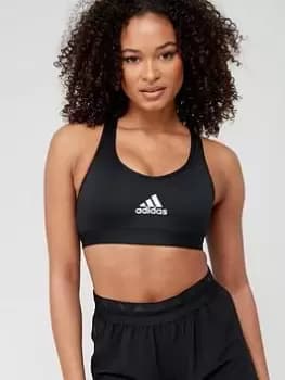 adidas Train Essentials Sports Bra - Medium Support, Black/White Size M Women