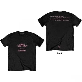 BlackPink - The Album - Crown Unisex Large T-Shirt - Black