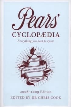 Pears Cyclopdia 2008-2009 by Chris Cook Hardback