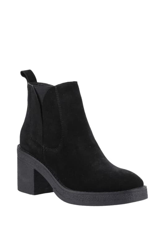 Hush Puppies Womens Felicia Chelsea Boot in Black Size: 8 Black Female 8