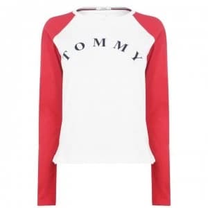 Tommy Bodywear Slogan Pyjama T Shirt - CLASIC WHITEYCD