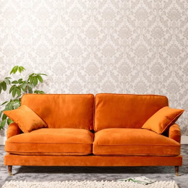 Artemis Home Mackenzie 4 Seat Sofa in Burnt Orange Burnt Orange Unisex