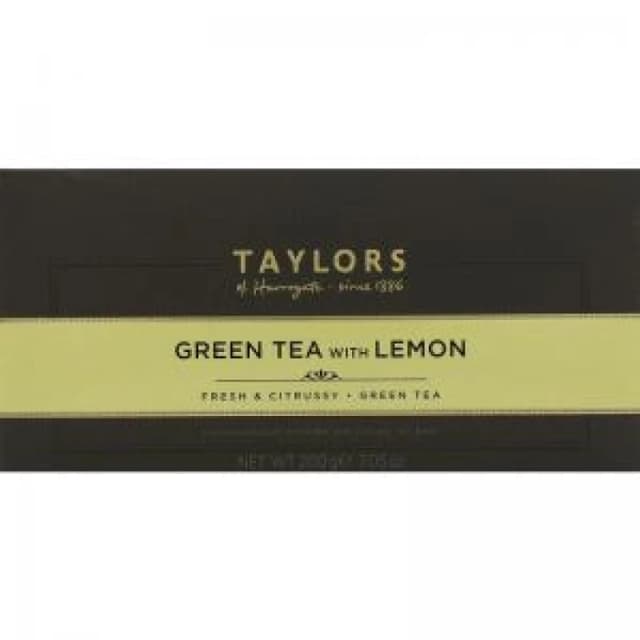 Taylors of Harrogate Taylors Green & Lemon Tea Envelopes (Pack 100)