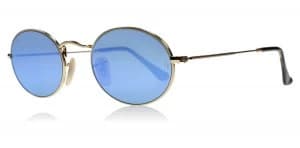 Ray-Ban 3547N Sunglasses Gold 001-9O 51mm