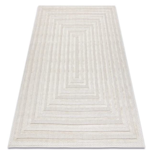 RugsX Carpet Santo Sisal 0999 Geometric White 120X170 Cm