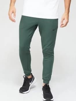 Nike Training Dry Tapered Fleece Pants - Green, Size XL, Men