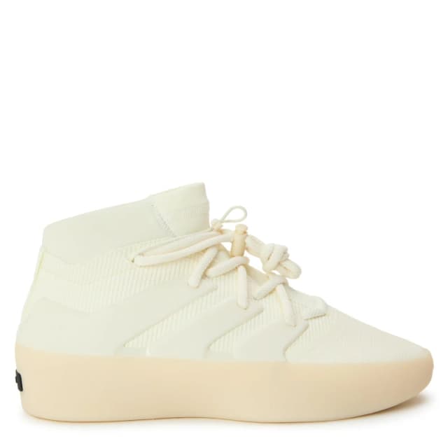 adidas Mens Basketball Trainers Cream White male 6 (39.3)