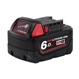 Milwaukee Power Tools M18 B6 REDLITHIUM-ION Slide Battery Pack 18V 6.0Ah Li-ion