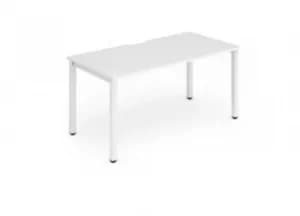 Trexus Bench Desk Individual White Leg 1400x800mm White Ref BE115