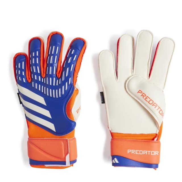 adidas Predator Match Fingersave Goalkeeper Gloves Adults - Blue Blue 7