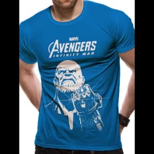 The Avengers Infinity War - Blue Thanos Mens Medium T-Shirt - Blue