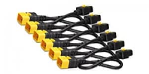 APC Power Cord Kit (6 ea), Locking, C19 to C20, 1.2m