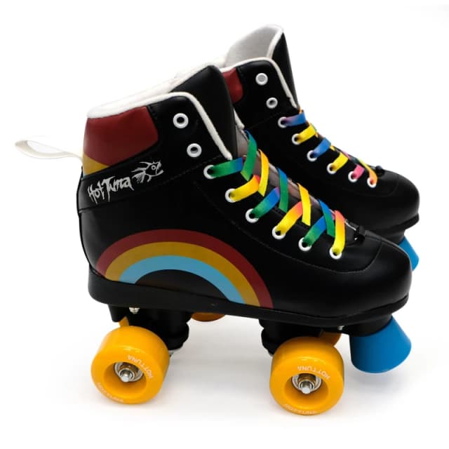 Hot Tuna HotTuna Retro Quad Skates Black/Rainbow female 3 (36)