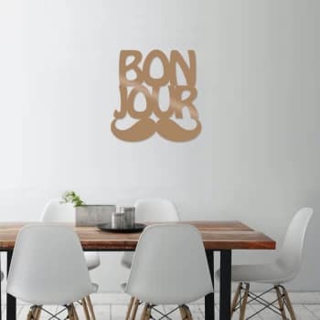 Bonjur - Copper Copper Decorative Metal Wall Accessory
