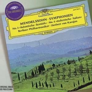 Symphonies Nos 3 & 4 by Felix Mendelssohn CD Album