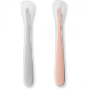 Skip Hop Easy Feed Spoons (Grey & Coral)