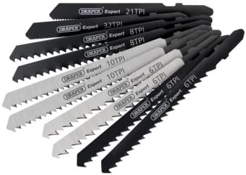 Draper Assorted Jigsaw Blade Set (10 Piece) 81736