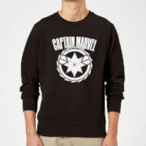 Captain Marvel Logo Sweatshirt - Black