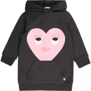 Billieblush Print Hoodie Daydress - DARK GREY