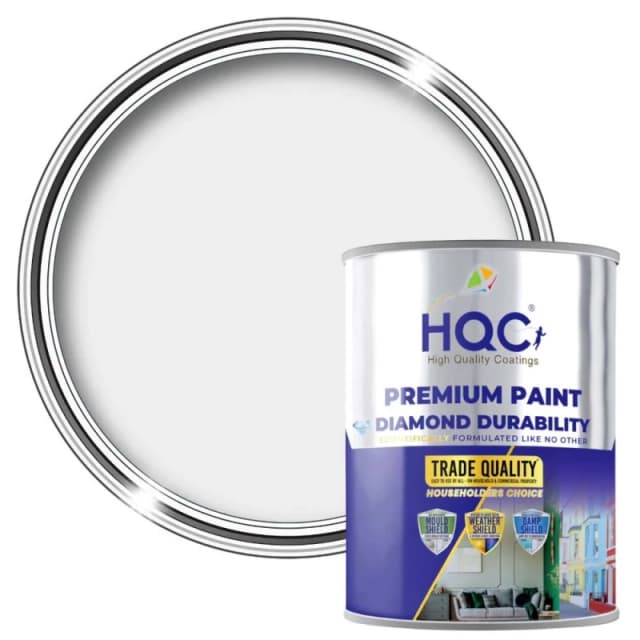 HQC PAINTS Barn Paint - 20L - Best Exterior Wood Paint for Barns, Fences & Gates in Light Grey Light Grey Unisex 20L