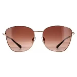 Ted Baker Fashion Rose Gold Brown Gradient Sunglasses
