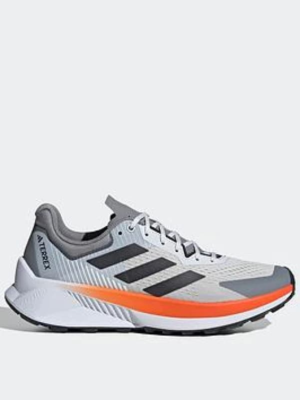 Trail running shoes adidas Terrex Soulstride Flow Gris Male 44 2/3