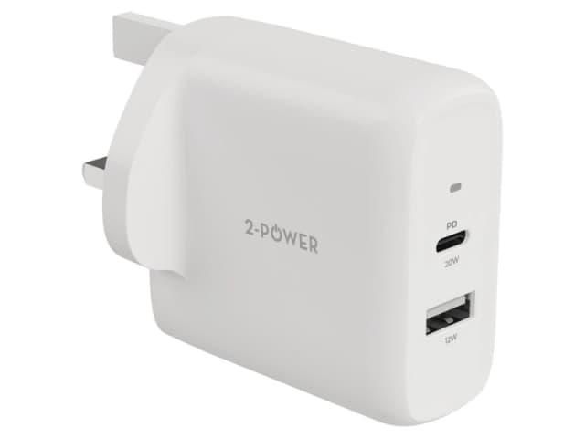 2-Power 2PWC32W02-UK mobile device charger White