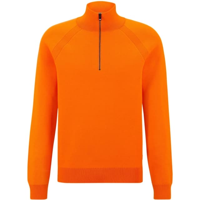 Boss Mens Gallone Crew Sweatshirt Bright Orange male S