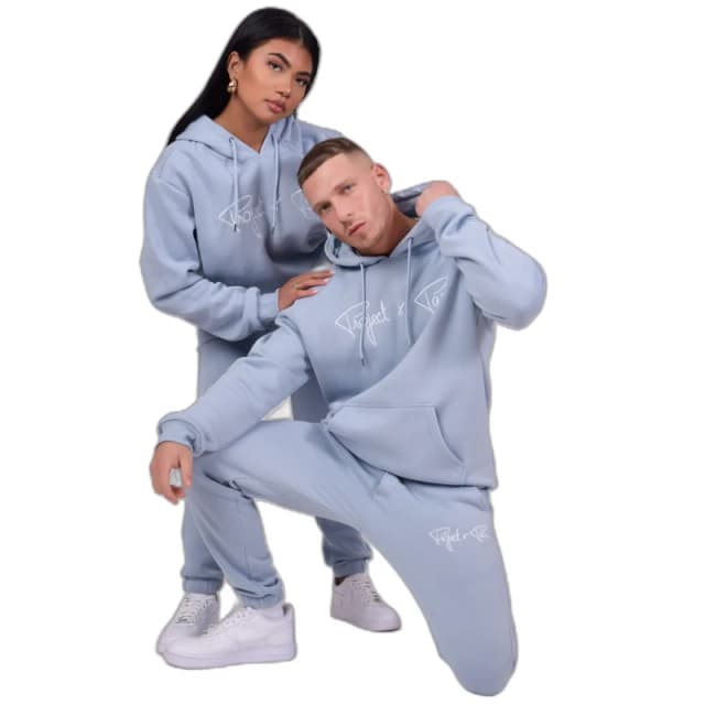 Project X Paris Hoodie with embroidered logo Project X Paris Bleu Unisex S