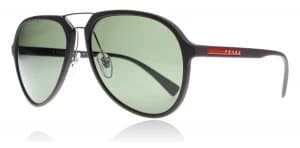 Prada Sport PS05RS Sunglasses Matte Brown UB05X1 Polariserade 58mm