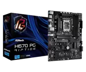 ASRock H670 PG RIPTIDE Intel DDR4 ATX Motherboard - LGA 1700