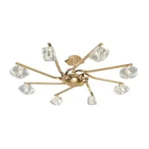 Alfa Semi Flush 8 Light G9 French Gold