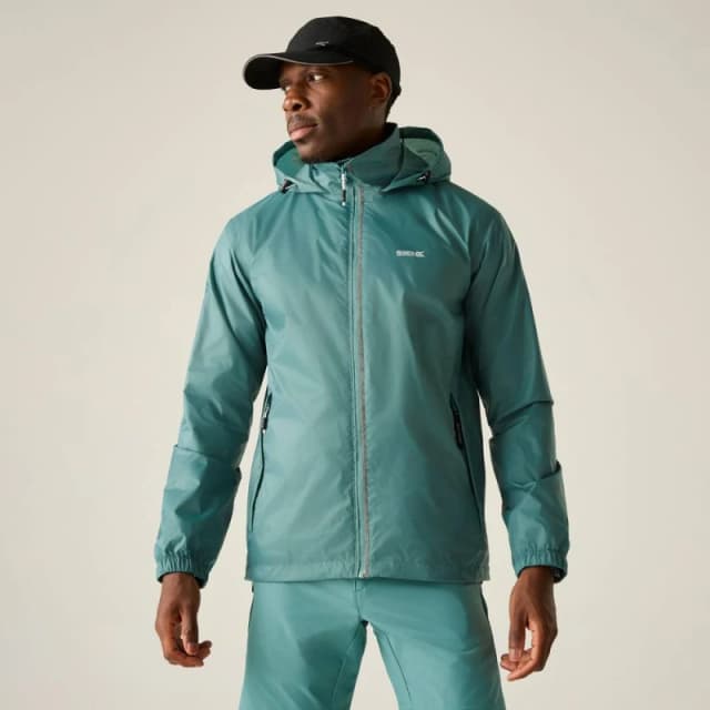 Regatta Mens Lyle IV Waterproof Packaway Jacket in Mint Size: Medium Mint Male M