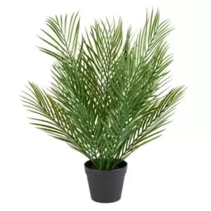 66Cm Date Palm Artificial Plant In Black Pot