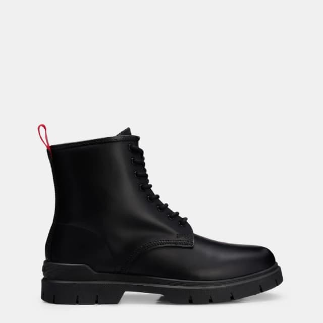 Hugo Mens Ryan Brogue Boots Black male 6 (40)