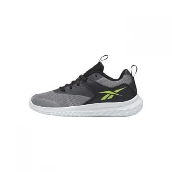 Reebok Rush Runner 4 Shoes - Pure Grey 5 / Black / Acid Yel