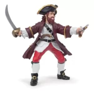 Papo Pirates and Corsairs Red Barbarossa Toy Figure, 3 Years or...