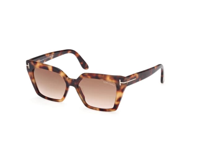 Tom Ford Winona Cat Sunglasses - Blonde Havana Light Brown WAH6E Unisex