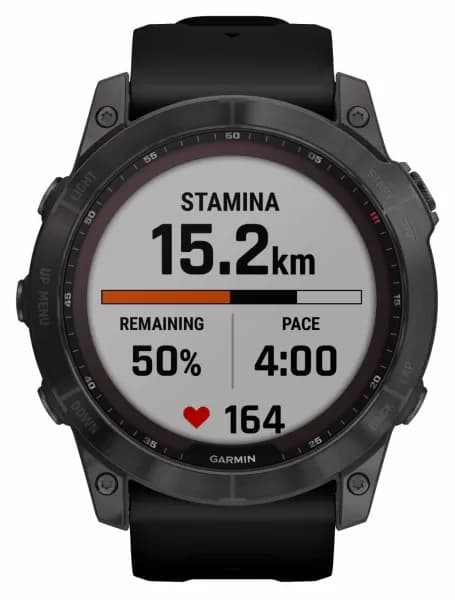 Garmin 010-02541-11 fenix 7X Sapphire Solar Carbon Grey Watch