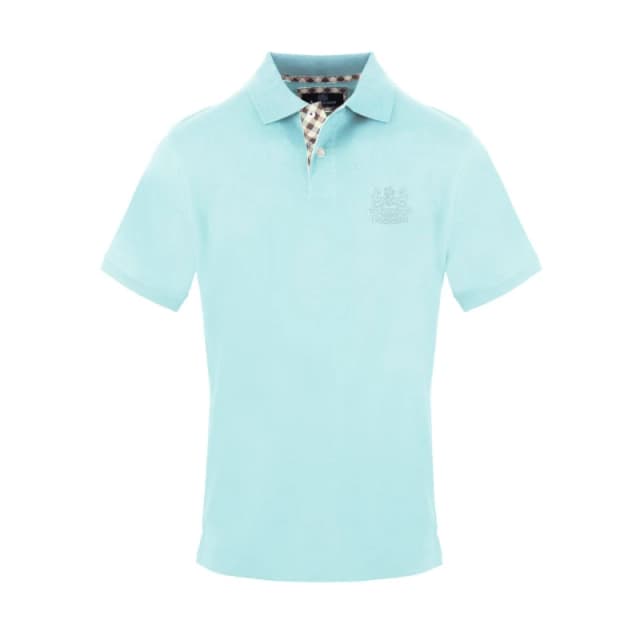 Aquascutum Mens Polo Short Sleeve Polo Shirt Short Sleeve Polos Small Blue 54204418350