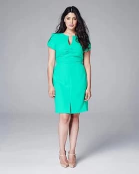 Eden Row Ruched Fitted Dress