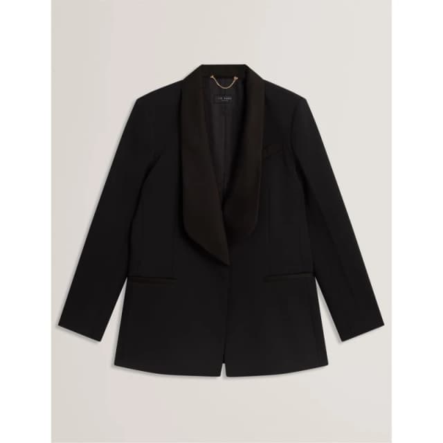 Ted Baker Womens Relaxed Blazer Black female 8 (XS)
